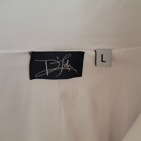 Catherine D'Lish - Beverly Boudoir Dressing Gown Robe in White - Size Large - Picture 10 of 11